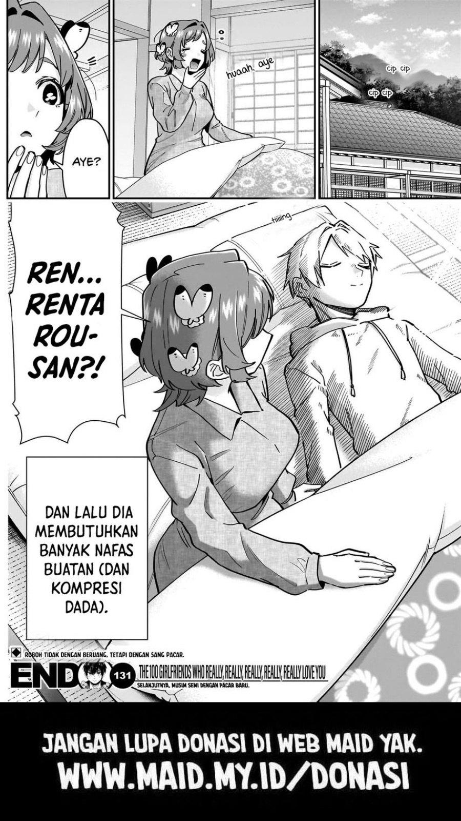 Kimi no Koto ga Dai Dai Dai Dai Daisuki na 100-ri no Kanojo chapter 131